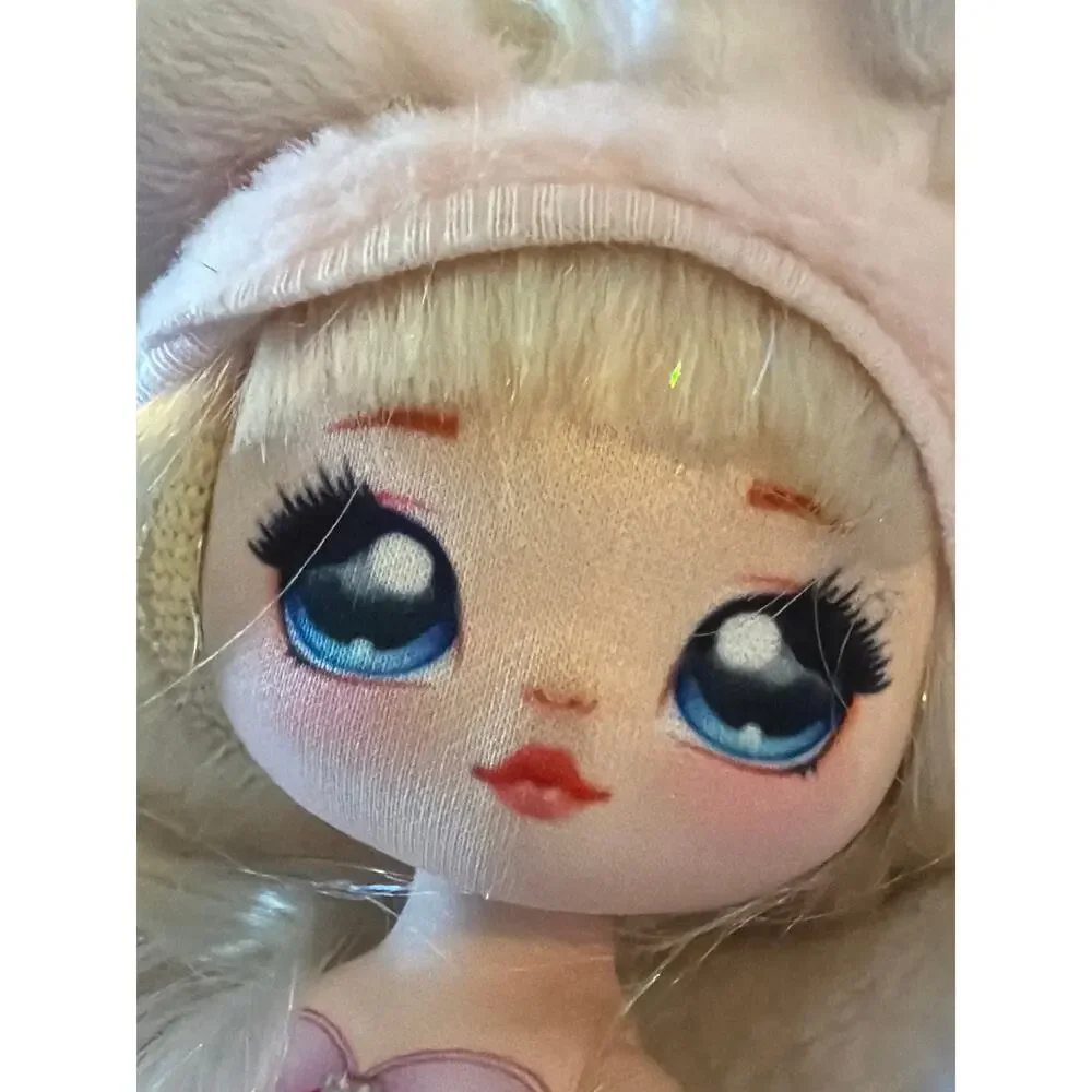 Na Na Na Surprise Bunny Plush Fashion Doll Blonde Hair Pink Outfit MGA 7